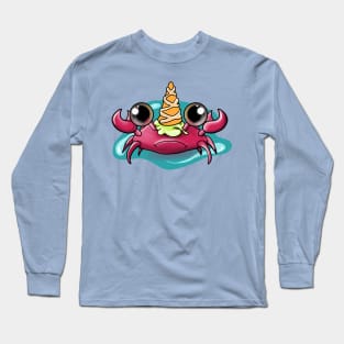 Cute Stuff Unicorn Crab Long Sleeve T-Shirt